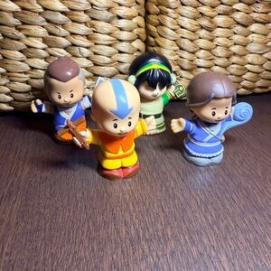 Fisher Price Little People Avatar Last Airbender Collection- set of 4